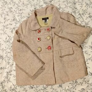 Imoga girls wool and poly coat size 4a